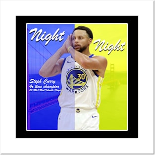 Night Night - Steph Curry T-Shirt Posters and Art